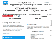 Tablet Screenshot of cyclecanada.com